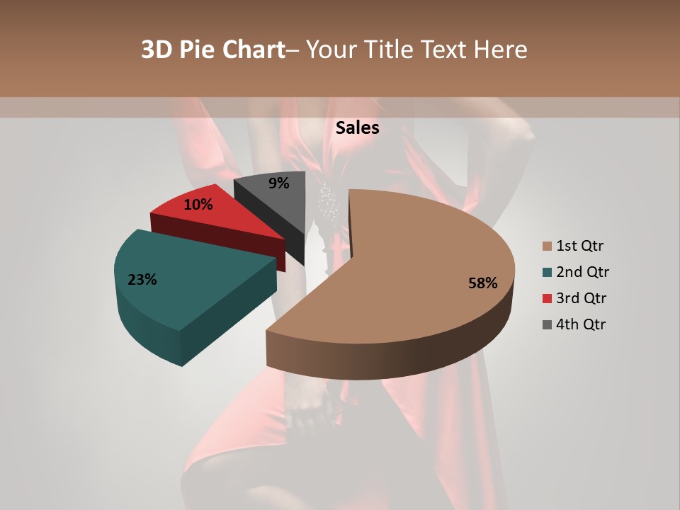 Person Lingerie Fantasy PowerPoint Template