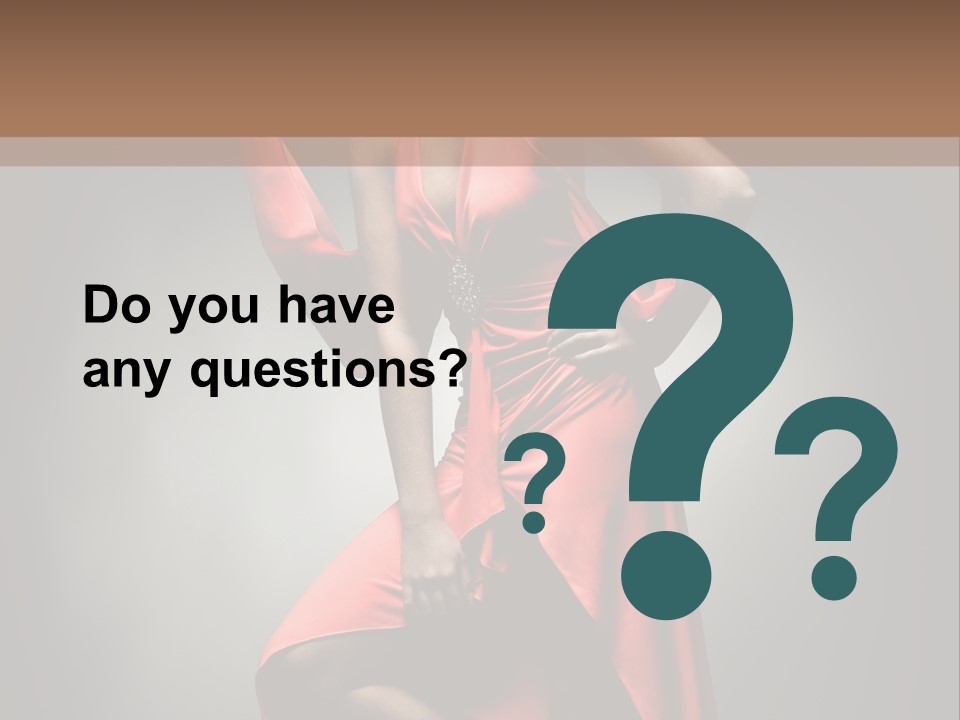 Person Lingerie Fantasy PowerPoint Template