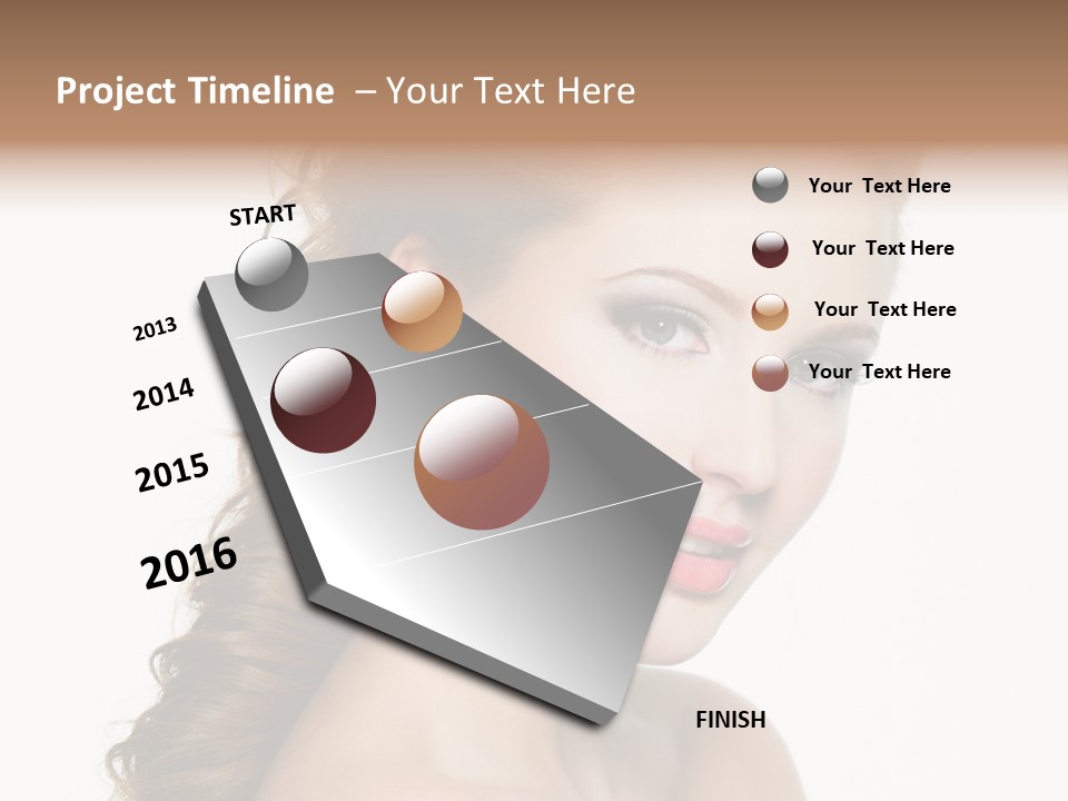 Sensual S Lip PowerPoint Template