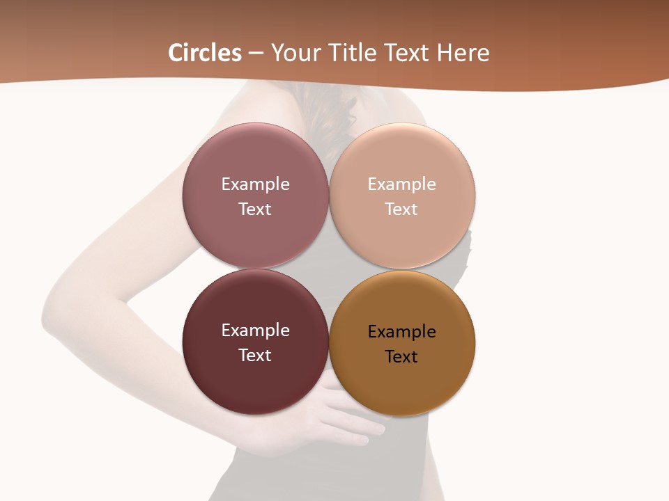 Dress Red Haired Full PowerPoint Template