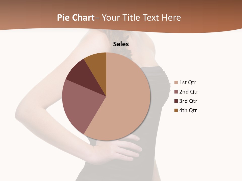 Dress Red Haired Full PowerPoint Template