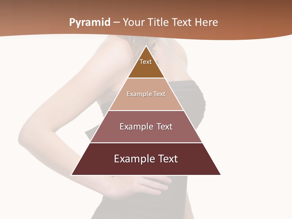 Dress Red Haired Full PowerPoint Template