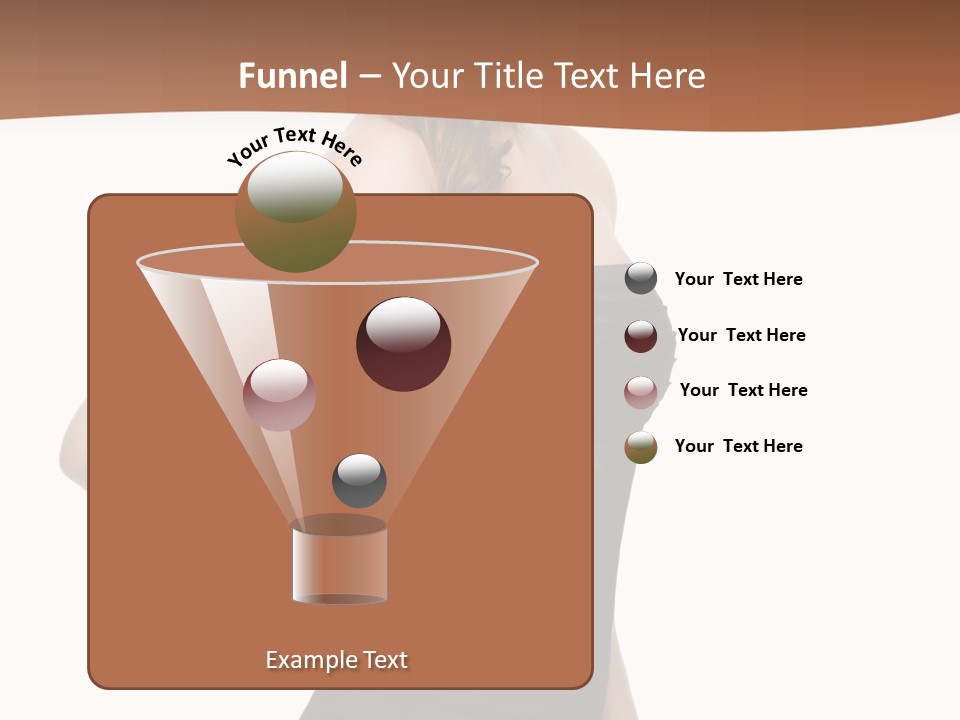 Dress Red Haired Full PowerPoint Template
