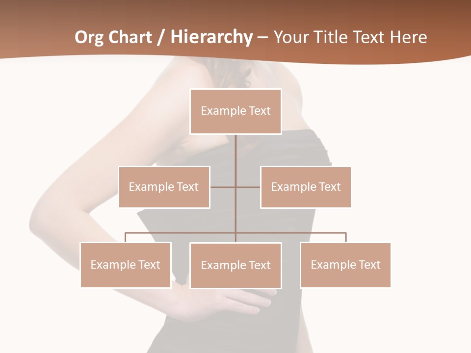 Dress Red Haired Full PowerPoint Template