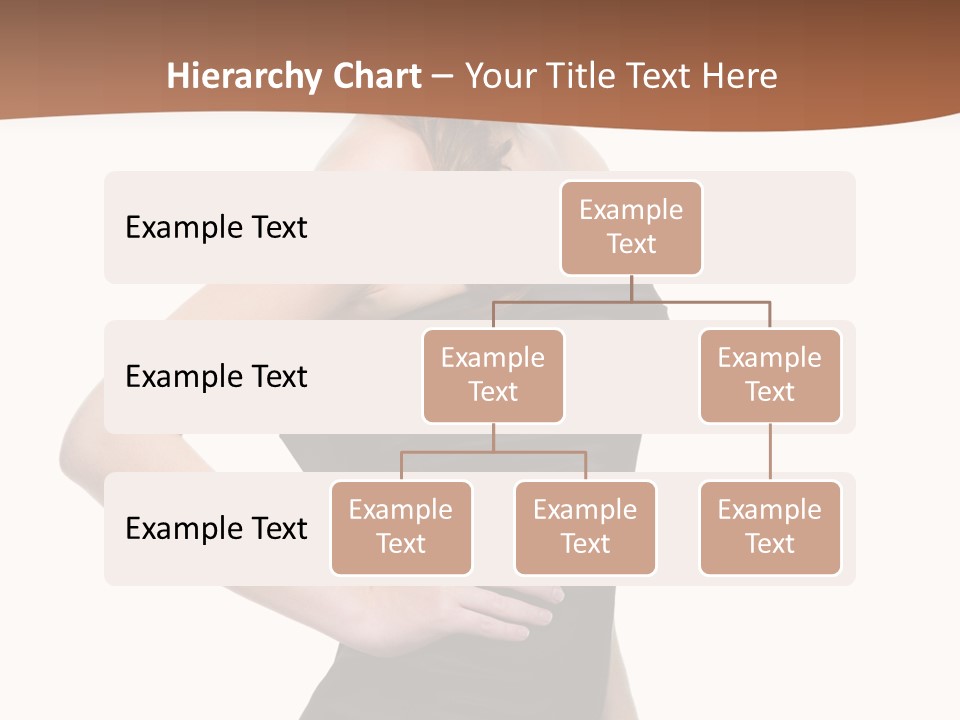 Dress Red Haired Full PowerPoint Template