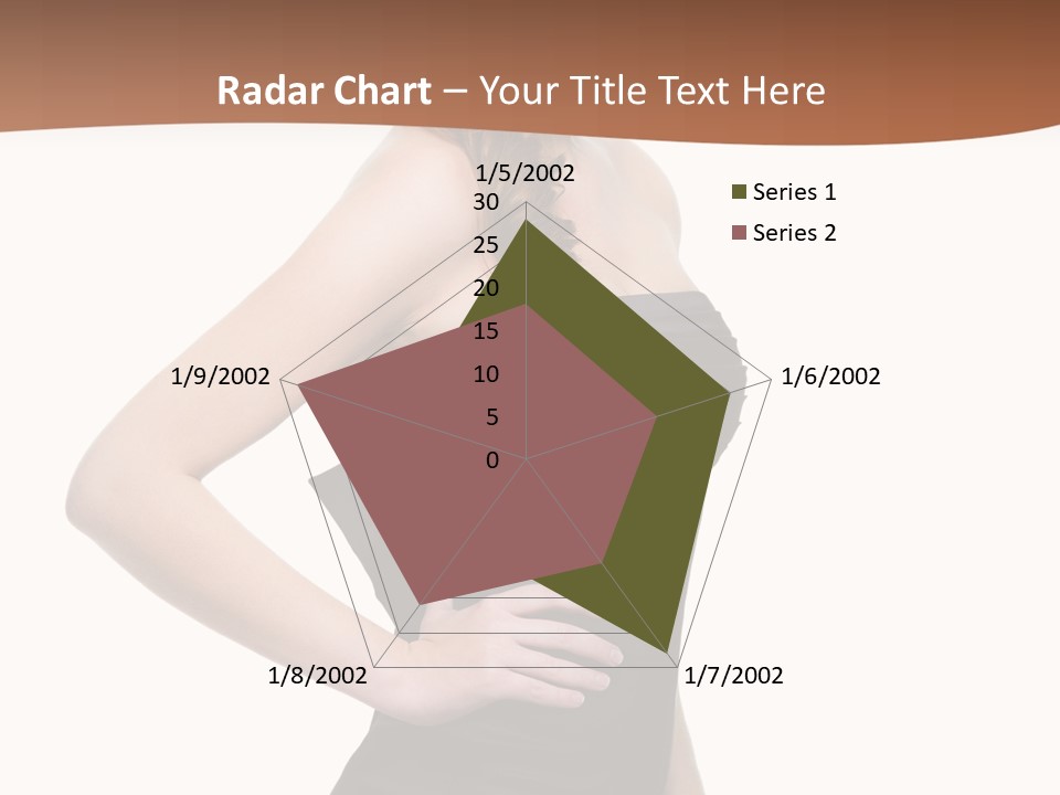 Dress Red Haired Full PowerPoint Template