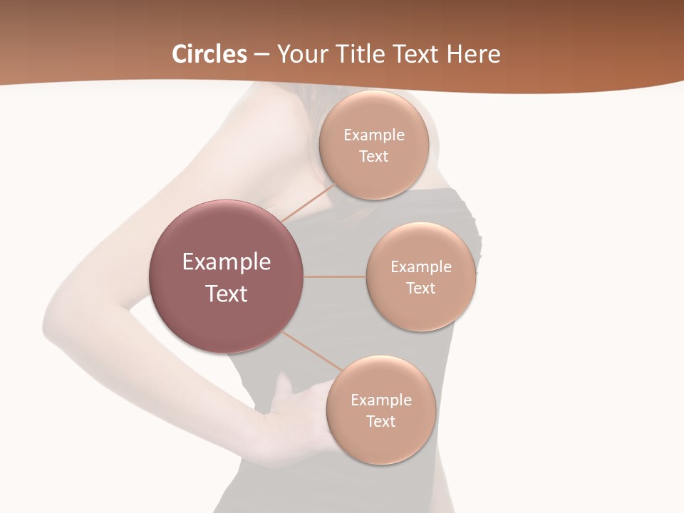 Dress Red Haired Full PowerPoint Template