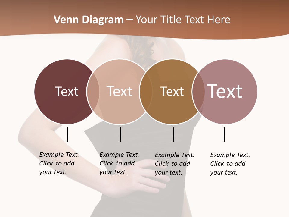 Dress Red Haired Full PowerPoint Template