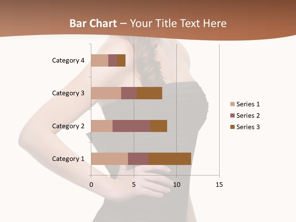 Dress Red Haired Full PowerPoint Template