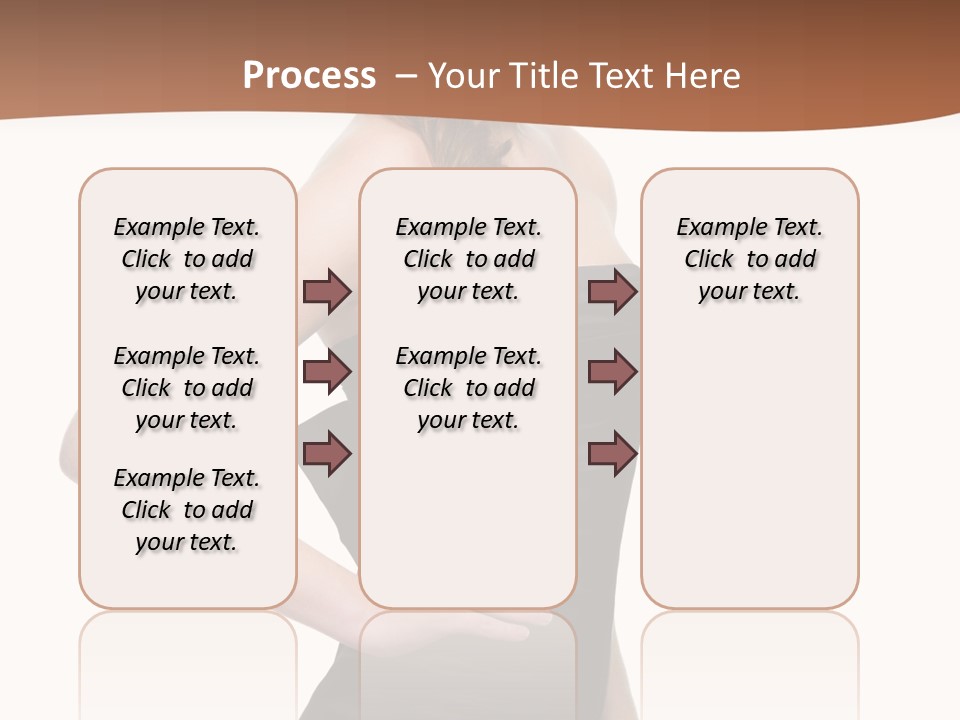 Dress Red Haired Full PowerPoint Template