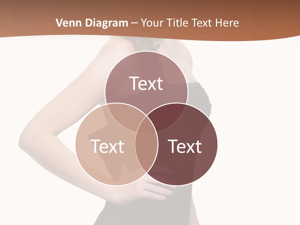 Dress Red Haired Full PowerPoint Template