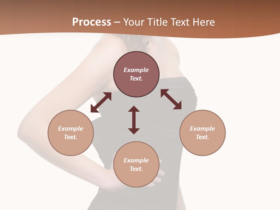 Dress Red Haired Full PowerPoint Template