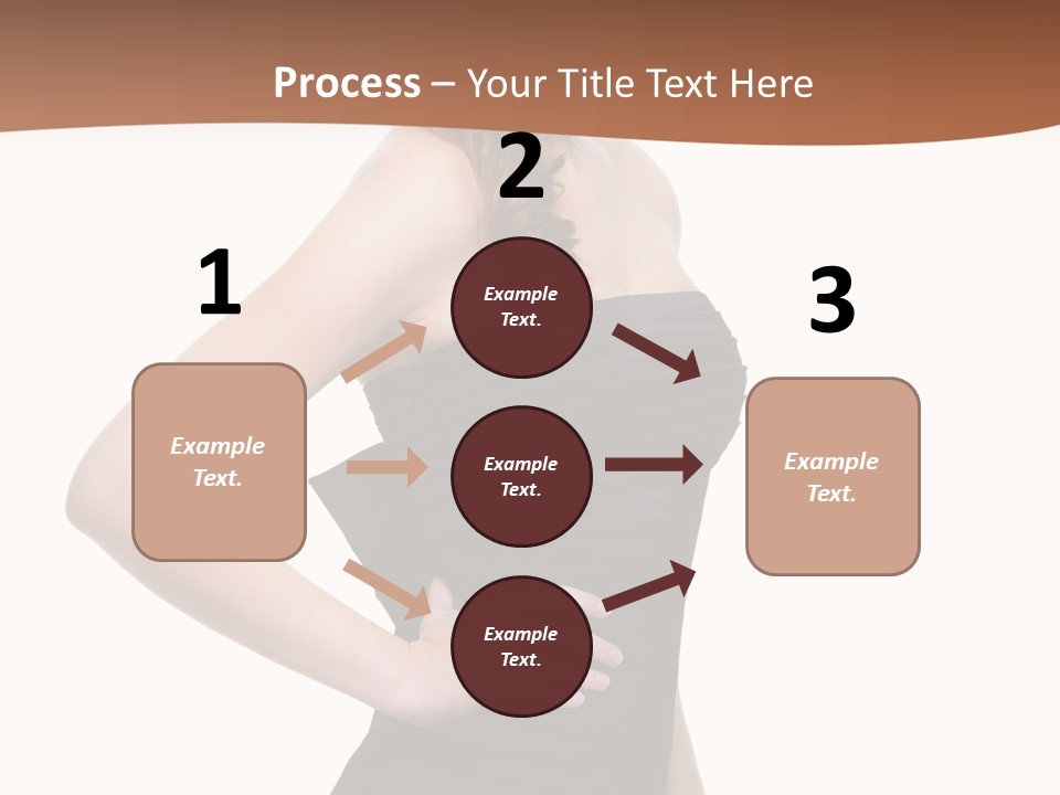 Dress Red Haired Full PowerPoint Template