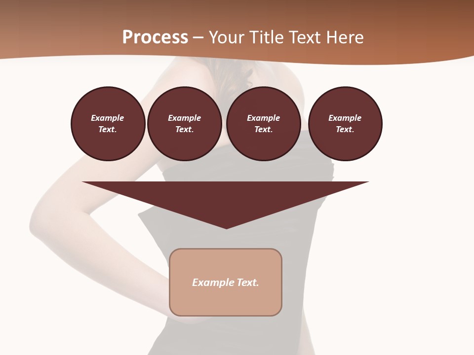 Dress Red Haired Full PowerPoint Template