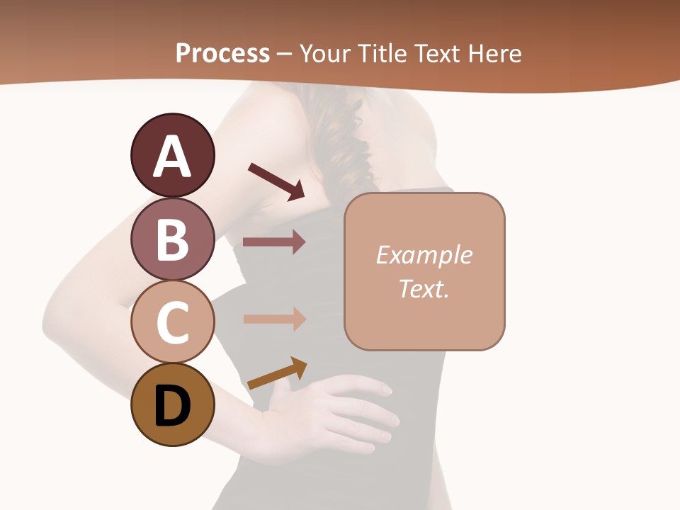 Dress Red Haired Full PowerPoint Template