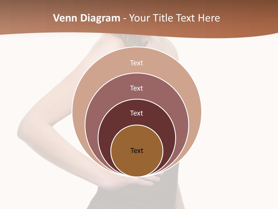 Dress Red Haired Full PowerPoint Template