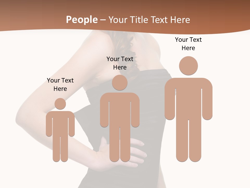 Dress Red Haired Full PowerPoint Template