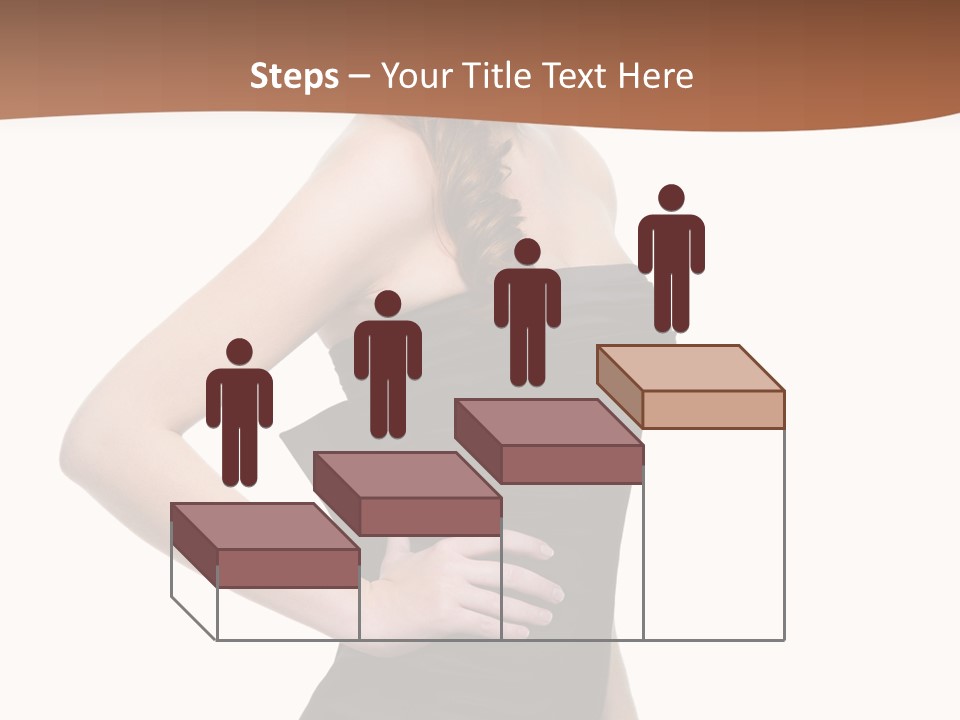 Dress Red Haired Full PowerPoint Template