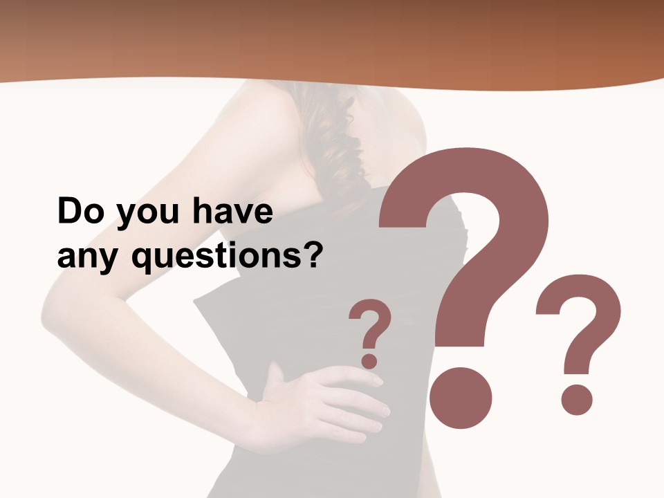 Dress Red Haired Full PowerPoint Template