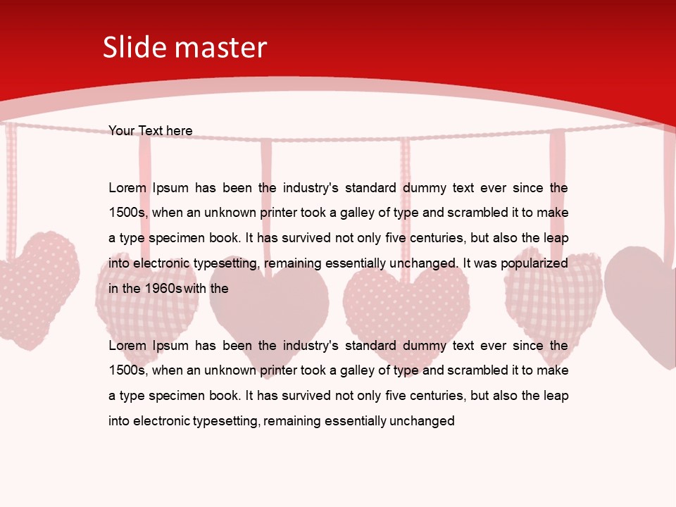 Objects Clothesline Background PowerPoint Template