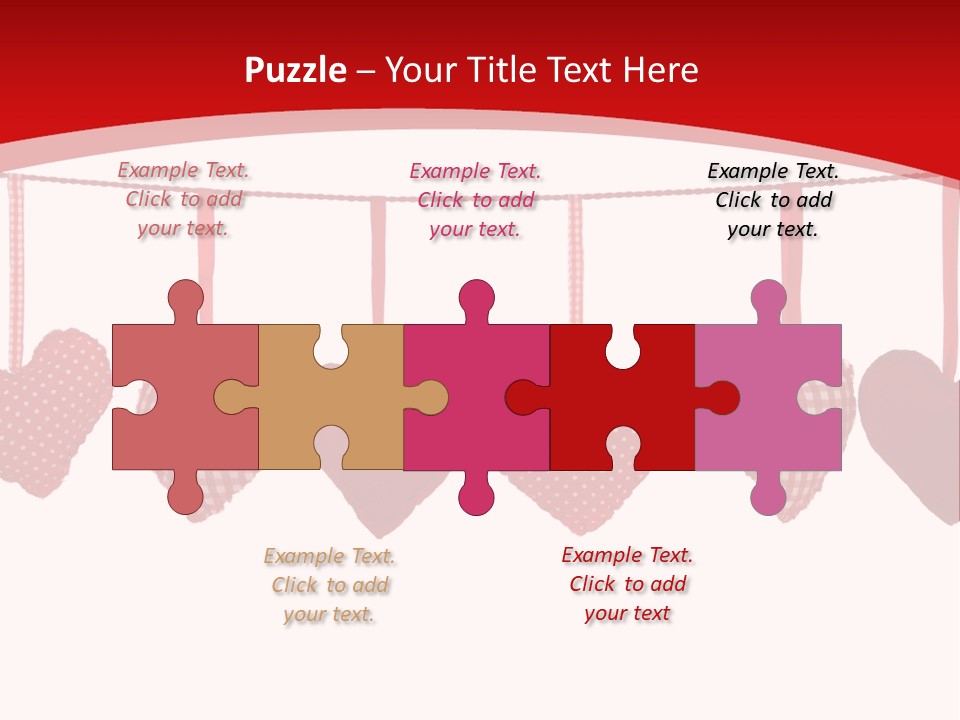 Objects Clothesline Background PowerPoint Template