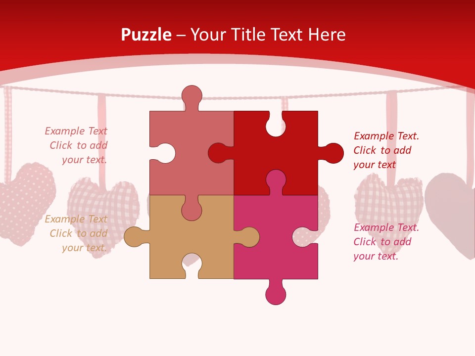 Objects Clothesline Background PowerPoint Template