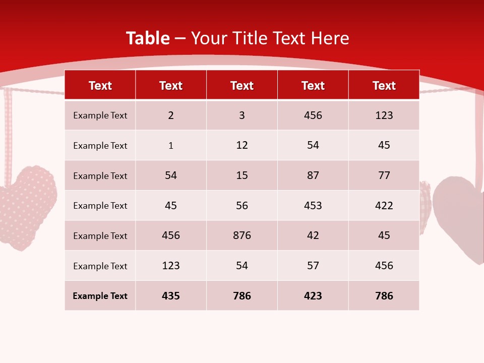 Objects Clothesline Background PowerPoint Template