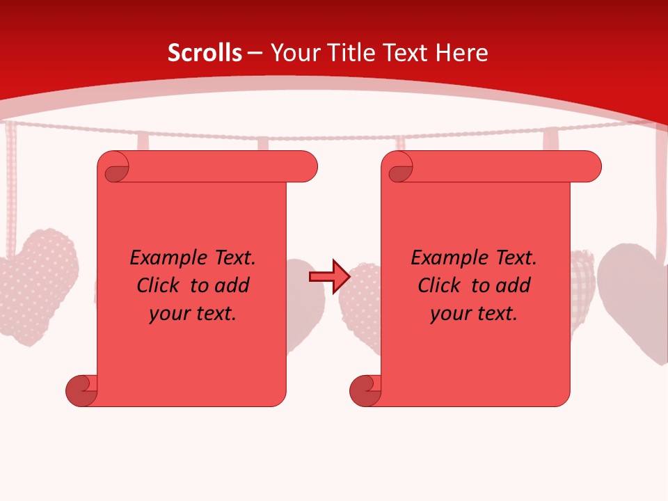 Objects Clothesline Background PowerPoint Template