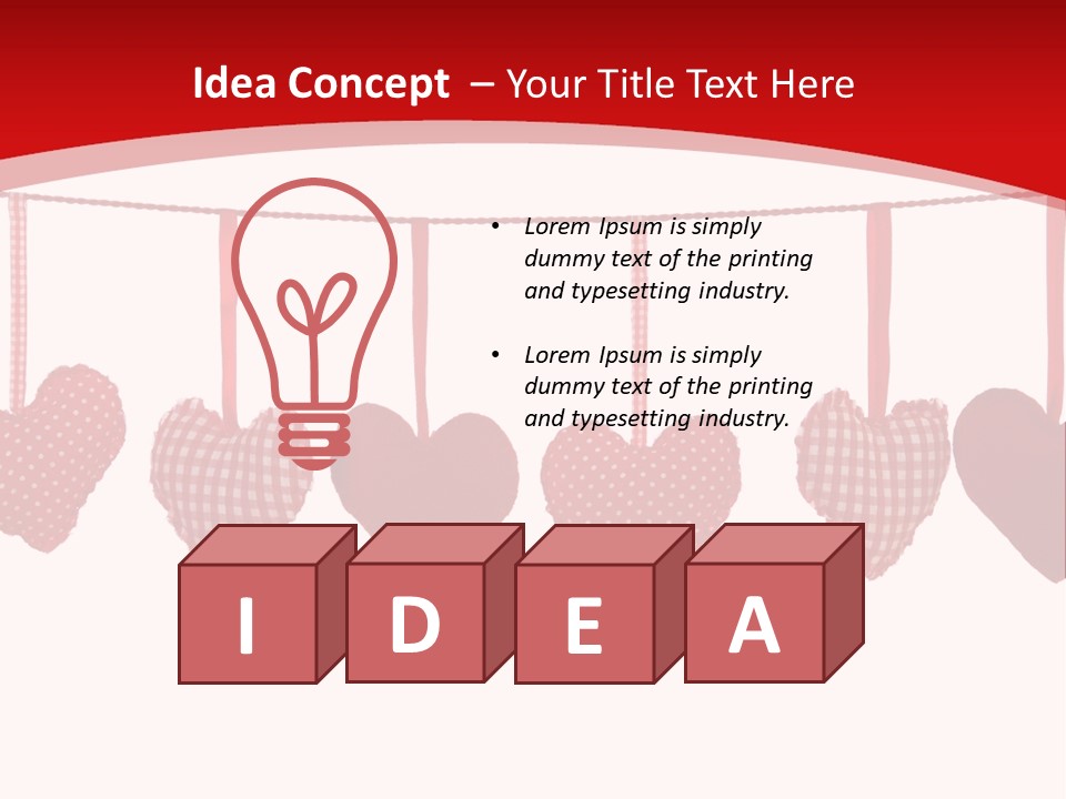 Objects Clothesline Background PowerPoint Template