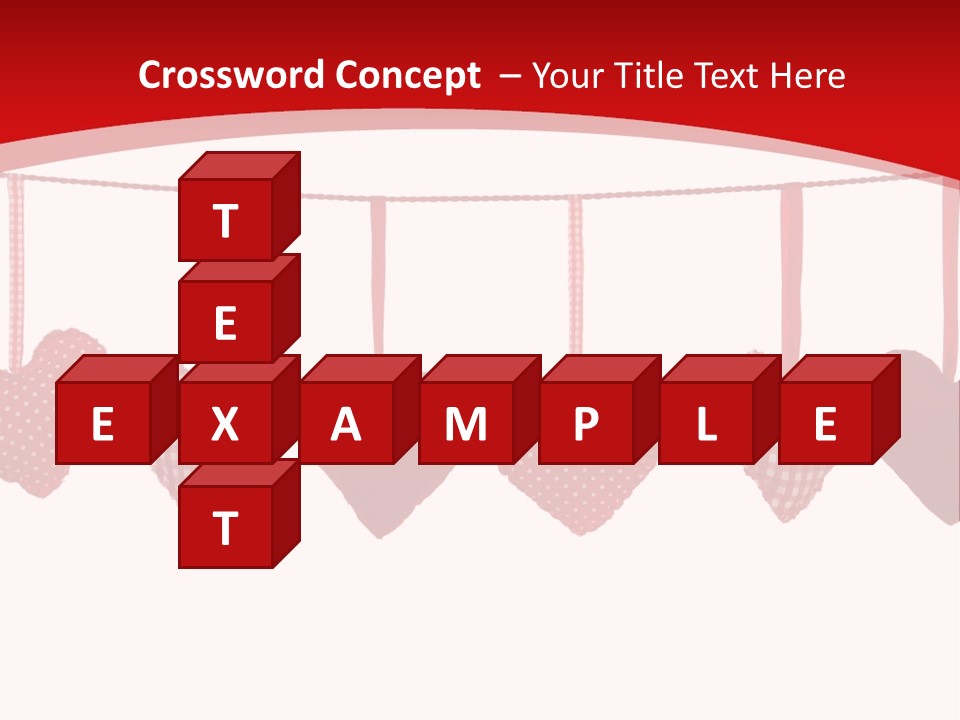 Objects Clothesline Background PowerPoint Template