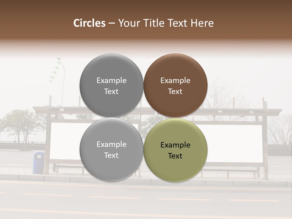 Roadside Advertising Message PowerPoint Template