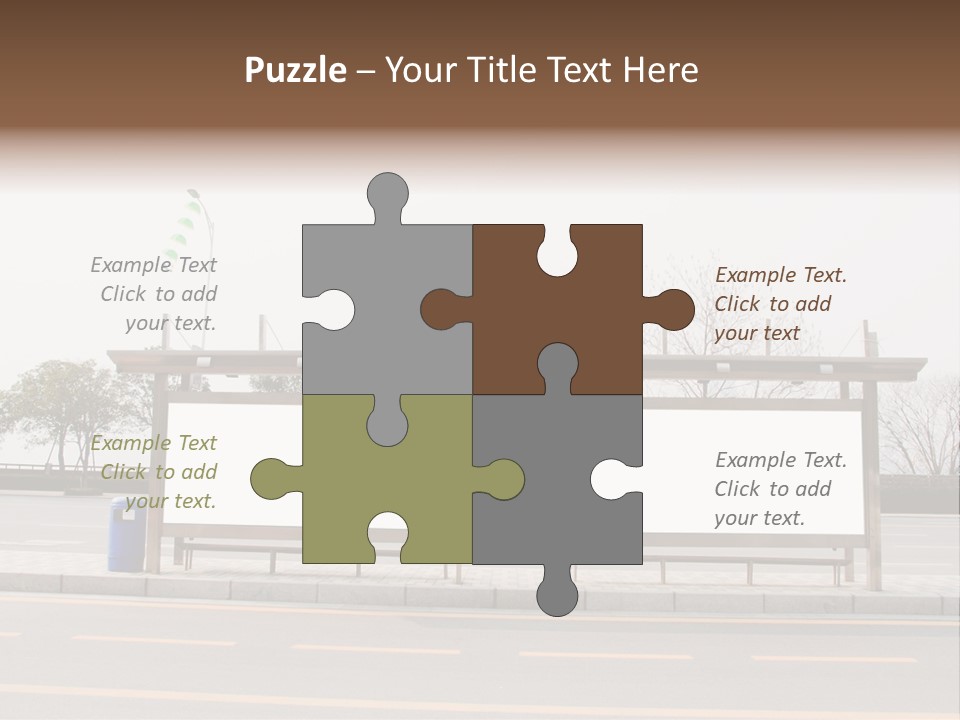 Roadside Advertising Message PowerPoint Template