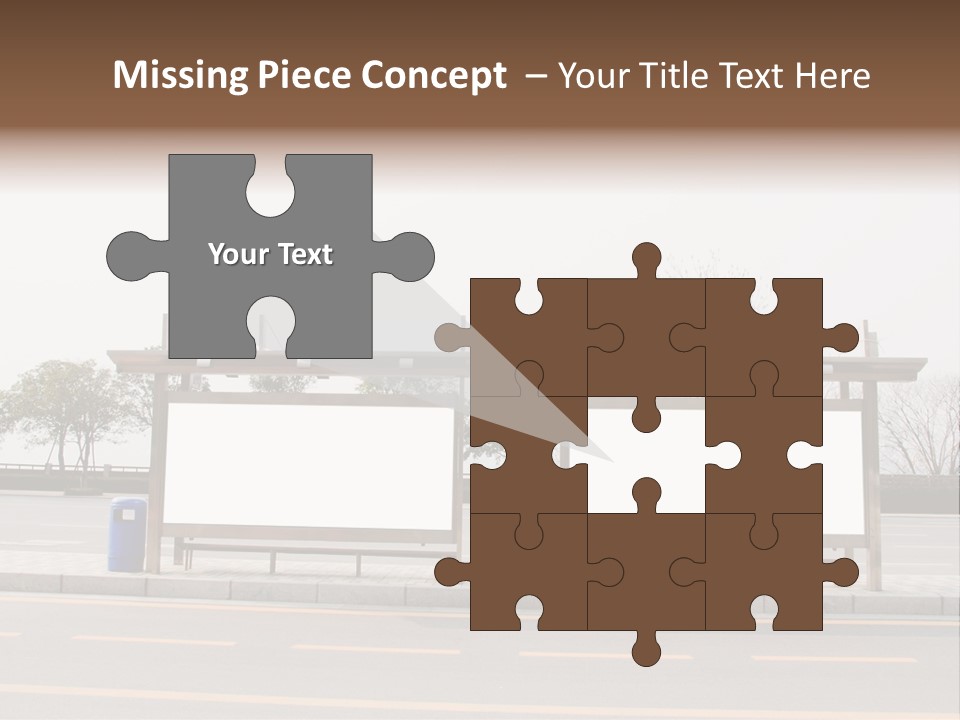 Roadside Advertising Message PowerPoint Template