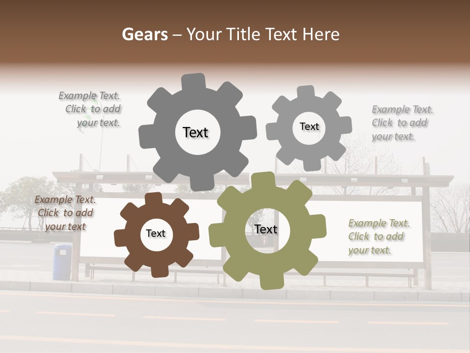 Roadside Advertising Message PowerPoint Template