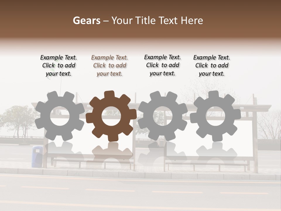 Roadside Advertising Message PowerPoint Template