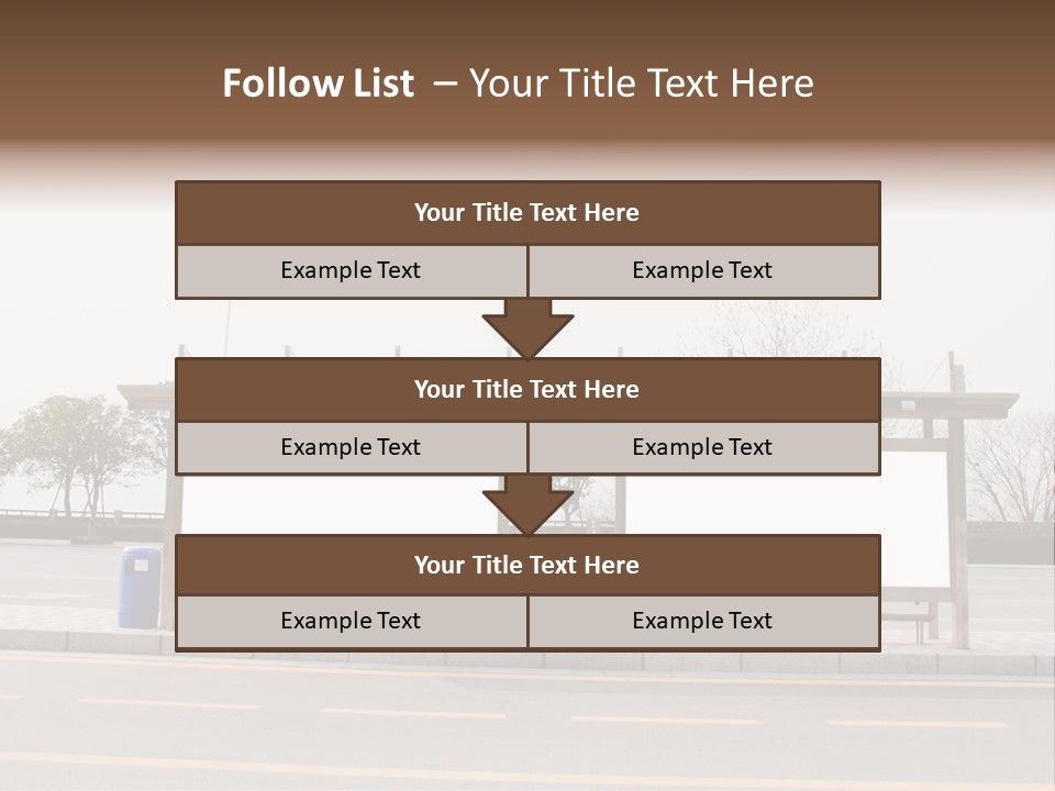 Roadside Advertising Message PowerPoint Template