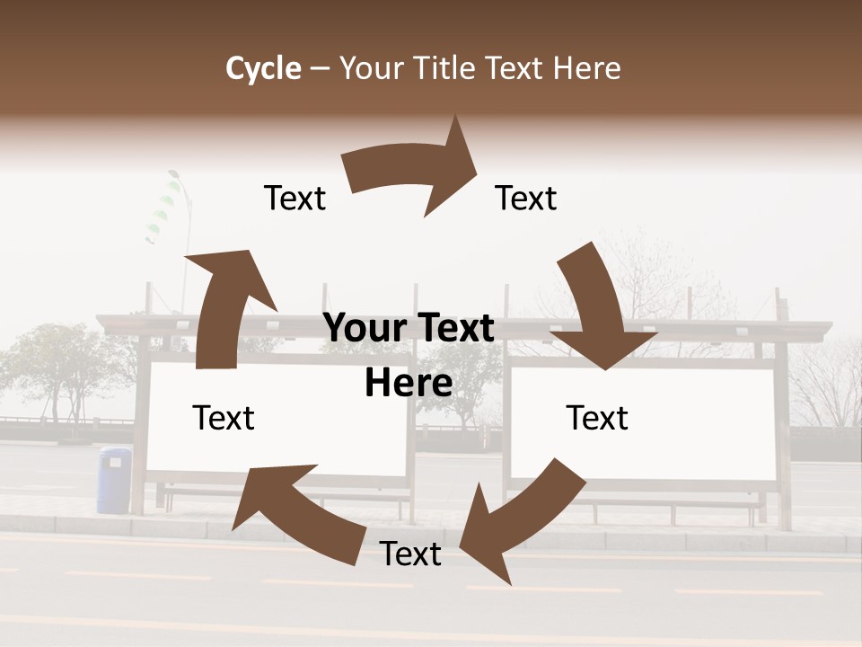 Roadside Advertising Message PowerPoint Template