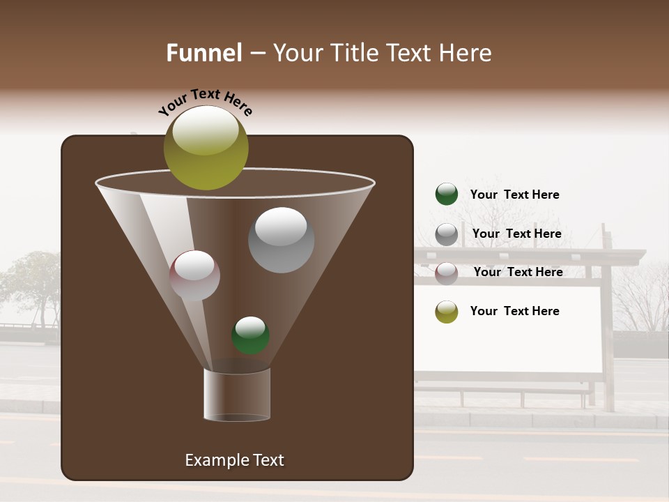 Roadside Advertising Message PowerPoint Template