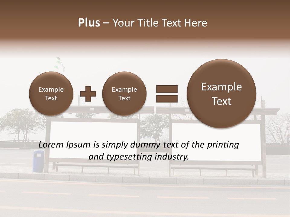 Roadside Advertising Message PowerPoint Template
