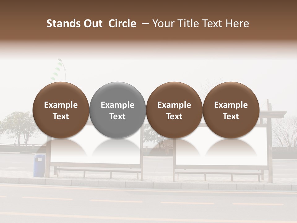 Roadside Advertising Message PowerPoint Template