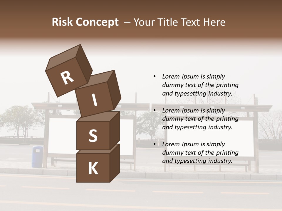 Roadside Advertising Message PowerPoint Template