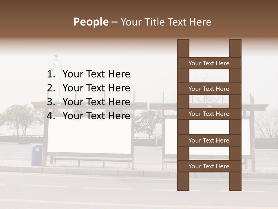 Roadside Advertising Message PowerPoint Template