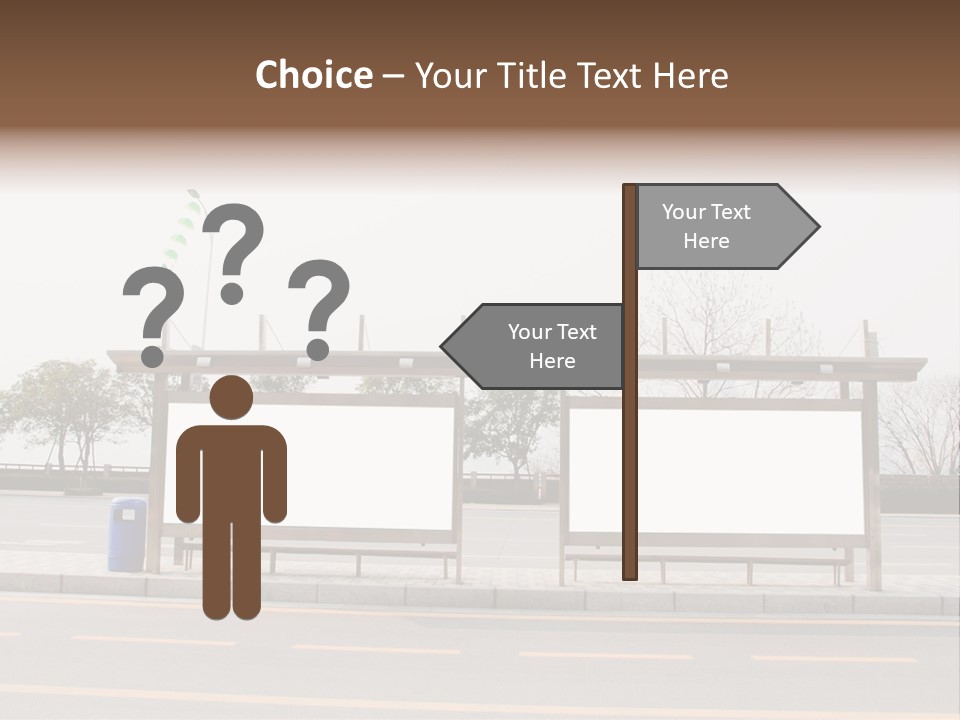 Roadside Advertising Message PowerPoint Template