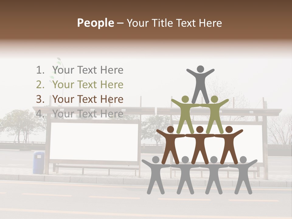 Roadside Advertising Message PowerPoint Template