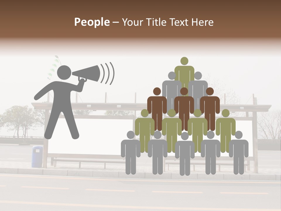 Roadside Advertising Message PowerPoint Template