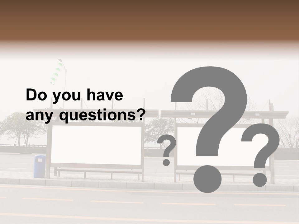 Roadside Advertising Message PowerPoint Template