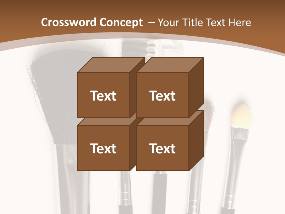 Make White Brush PowerPoint Template