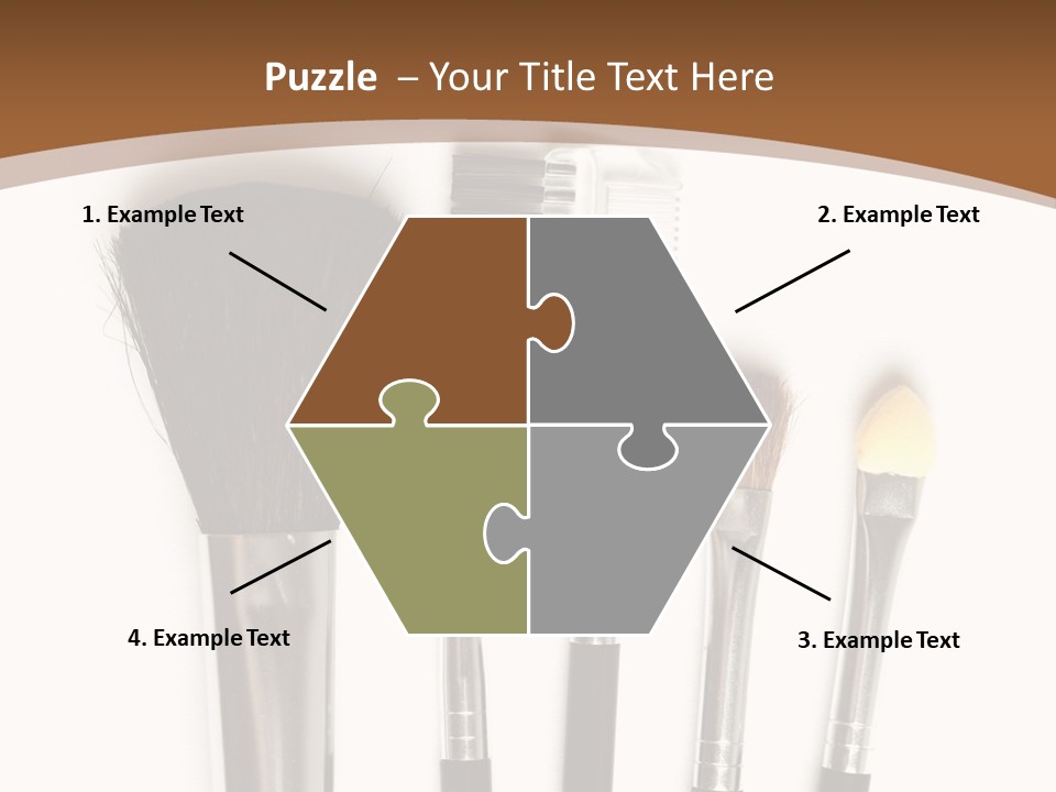 Make White Brush PowerPoint Template