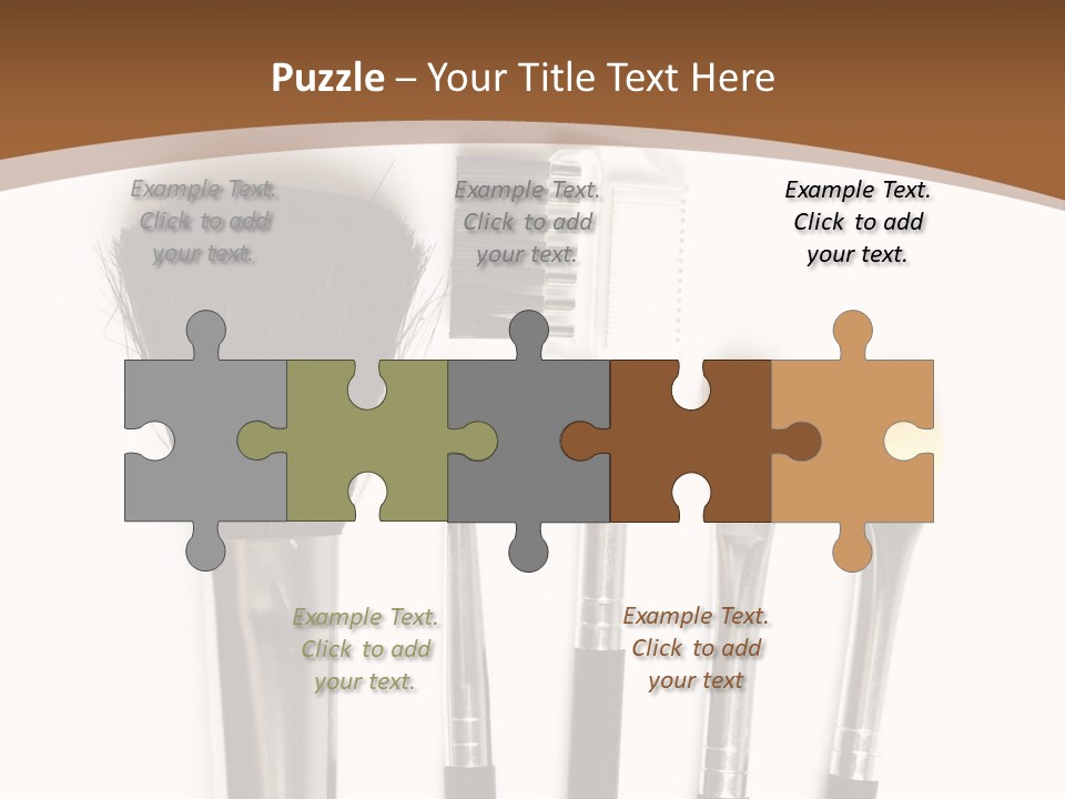 Make White Brush PowerPoint Template