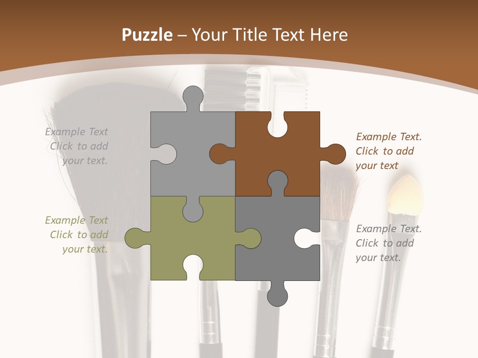 Make White Brush PowerPoint Template